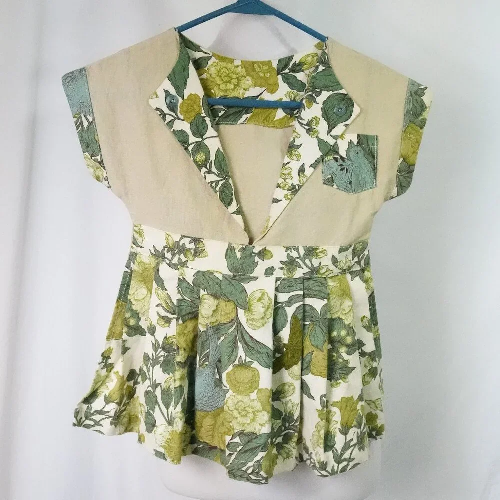 Fancy Hanging Bag for Clothes Pins Vintage Retro EUC Bag Holder 50's Style Dress